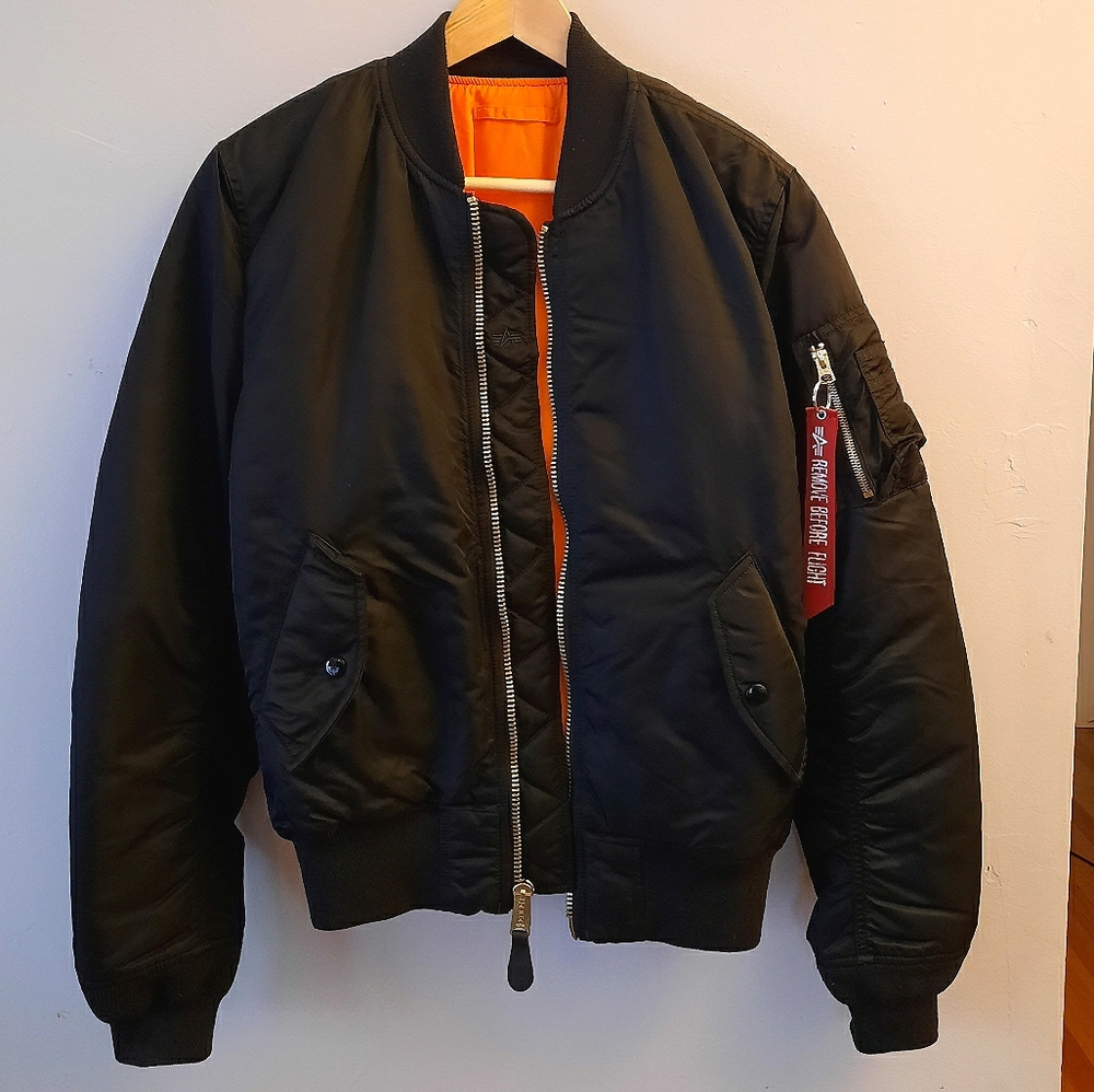 Alpha Industries 'MA-1' Slim Fit Bomber Jacket